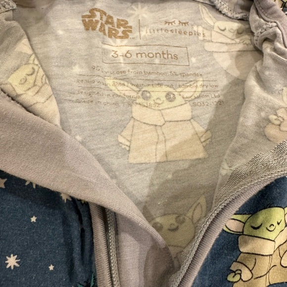 Little Sleepies Pajamas Grogu Baby Yoda Star Wars Little Sleepies